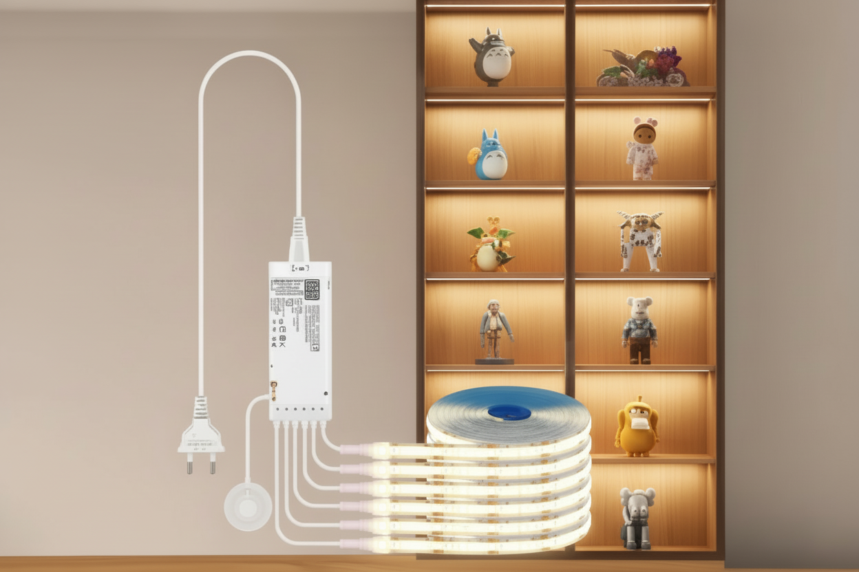 Bande LED COB Tactile à Intensité Réglable