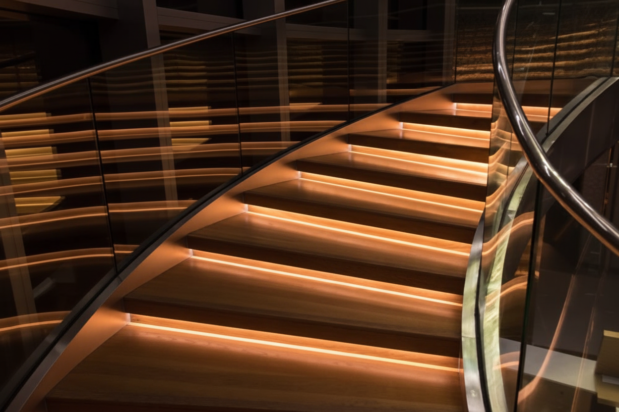 Bande LED Escalier avec Capteur de Mouvement (1 à 28 Marches)