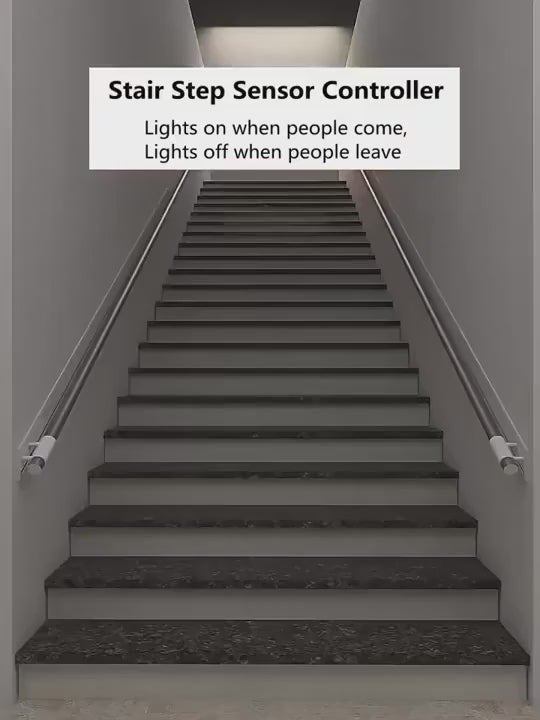 Bande LED Escalier avec Capteur de Mouvement (1 à 28 Marches)